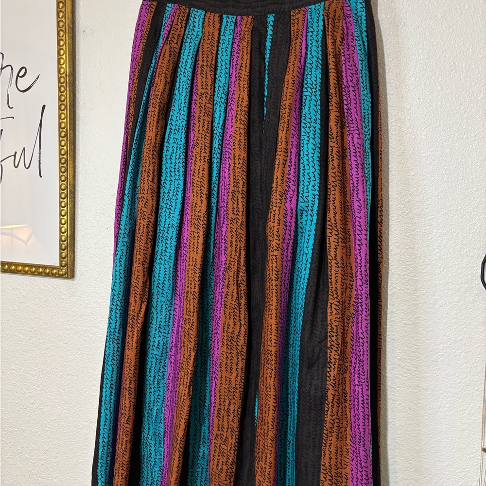 Multicolor Striped Women's Skirt